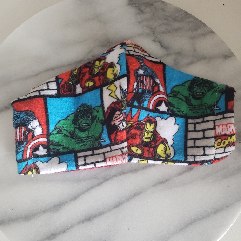 Marval Comics face mask